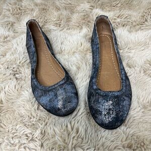 Frye Carson Gunmetal Ballet Flat